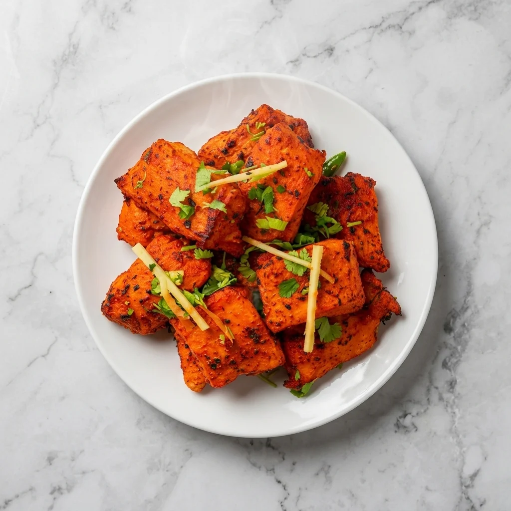 Chicken pakora at Walker Lake Meats Edmonton crispy golden fried South Asian appetizer